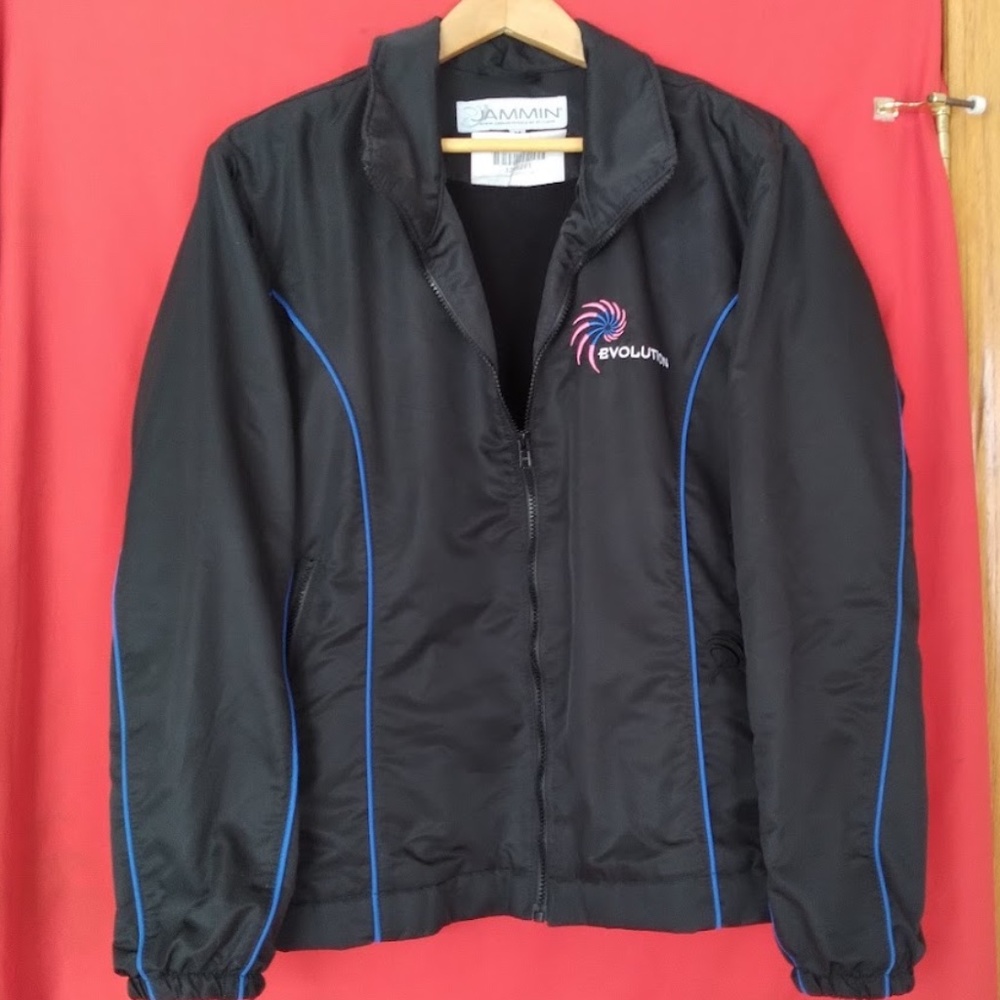 Black Jammin Zip Up Coat Size M